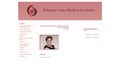 Desktop Screenshot of annasacher.de